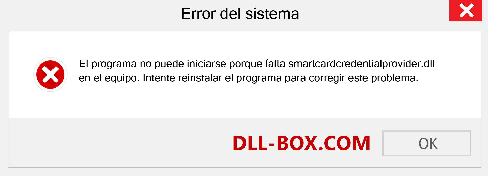 ¿Falta el archivo smartcardcredentialprovider.dll ?. Descargar para Windows 7, 8, 10 - Corregir smartcardcredentialprovider dll Missing Error en Windows, fotos, imágenes